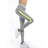 Women Lady Activewear Pink Legging Spring Summer light grey Pant Autumn High Waist Leggins 1208 American Original Order