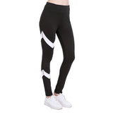 Women's Sporting Leggings Black Print Workout